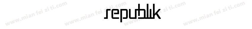 当前位置 首页 英文字体 正文 Republika II Exp字体转换